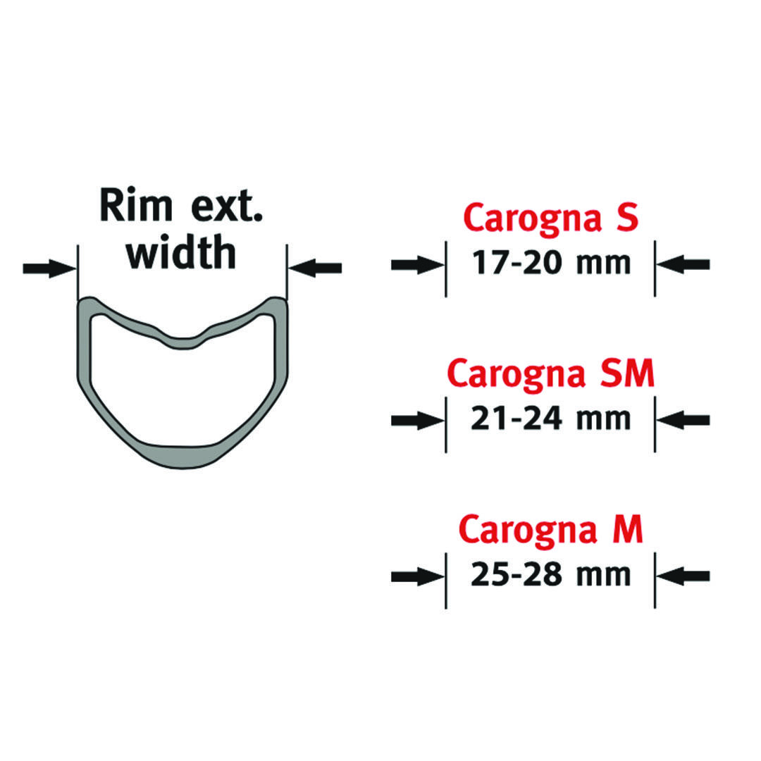 Carogna - Double sided tubular gluing tape