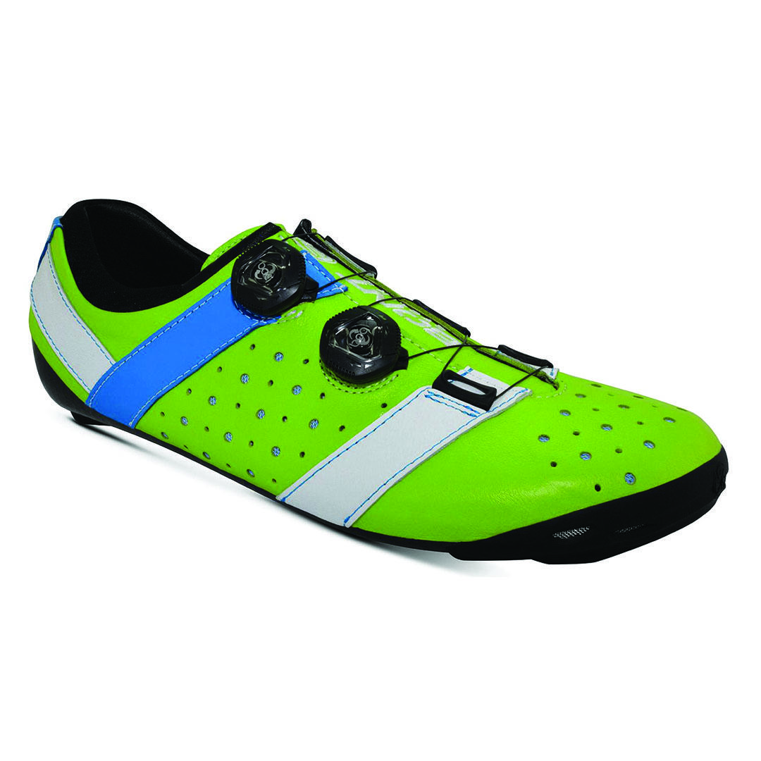 lime green cycling shoes