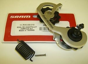 SRAM Rear Derailleur Cage and Pulley Kit Rival 10spd Short Cage Silver