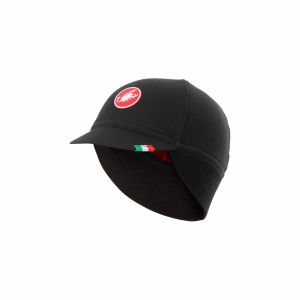 CASTELLI DIFESA THERMAL CAP BLACK RED UNI