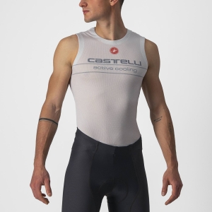 CASTELLI ACTIVE COOLING SLEEVELESS SILVER GREY