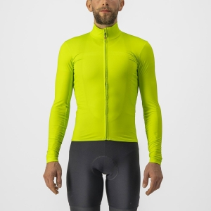 CASTELLI PRO THERMAL MID LS JERSEY ELECTRIC LIME