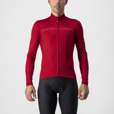 CASTELLI PRO THERMAL MID LS JERSEY PRO RED