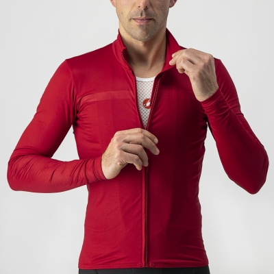 CASTELLI PRO THERMAL MID LS JERSEY PRO RED