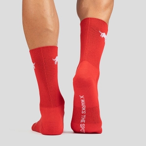 BURGH HUNGRY DEVIL SOCK - RED - Click for more info