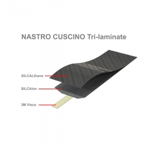 Nastro Cuscino Bar Tape Black/Blue 3.75mm