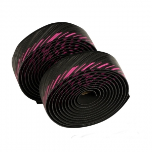 NASTRO CUSCINO BAR TAPE BLACK WITH PINK