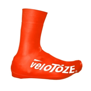 VELOTOZE TALL SHOE COVER/ROAD - RED